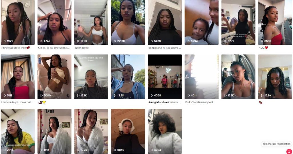 videos tiktok de sienna lou etoo