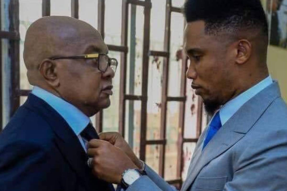 samuel eto’o et son père